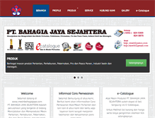 Tablet Screenshot of mesinbahagiajaya.com